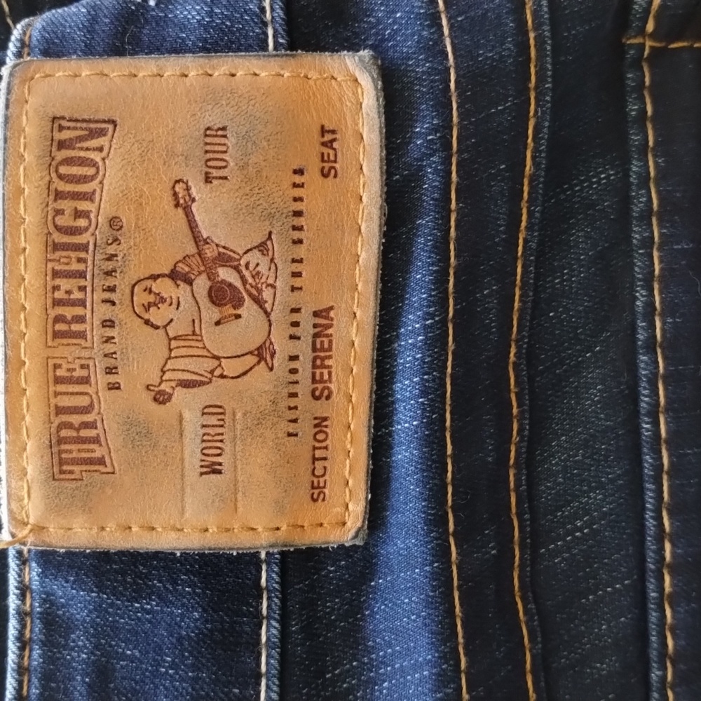 True Religion Serena Skinny Dark Wash Style WCJ-N96CR8 Inseam 29” Size 28 - Picture 14 of 14